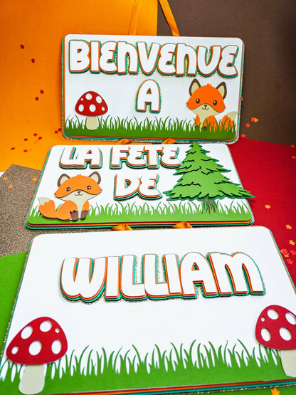 Affiche de Porte Petit Renard