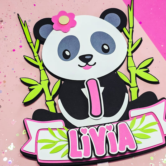 Cake Topper Petite Panda