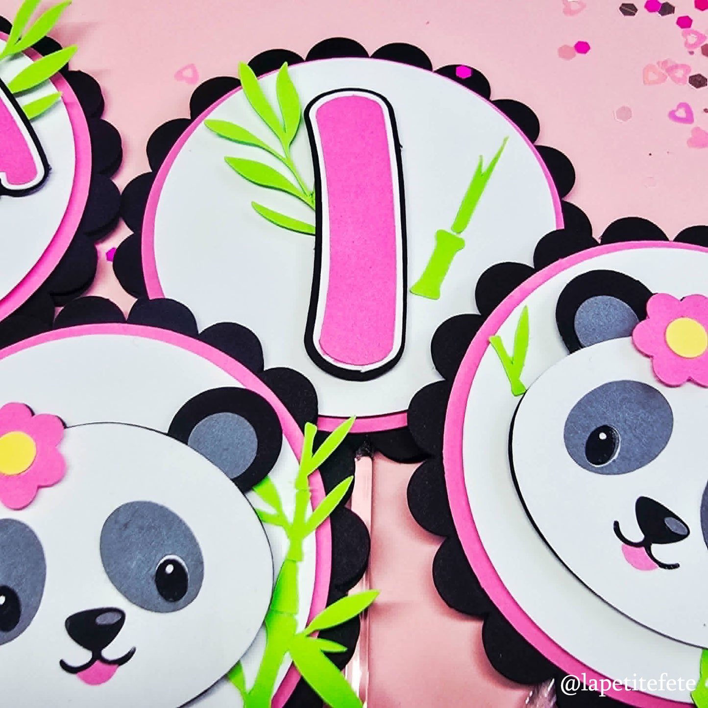 Cupcake Topper Petite Panda