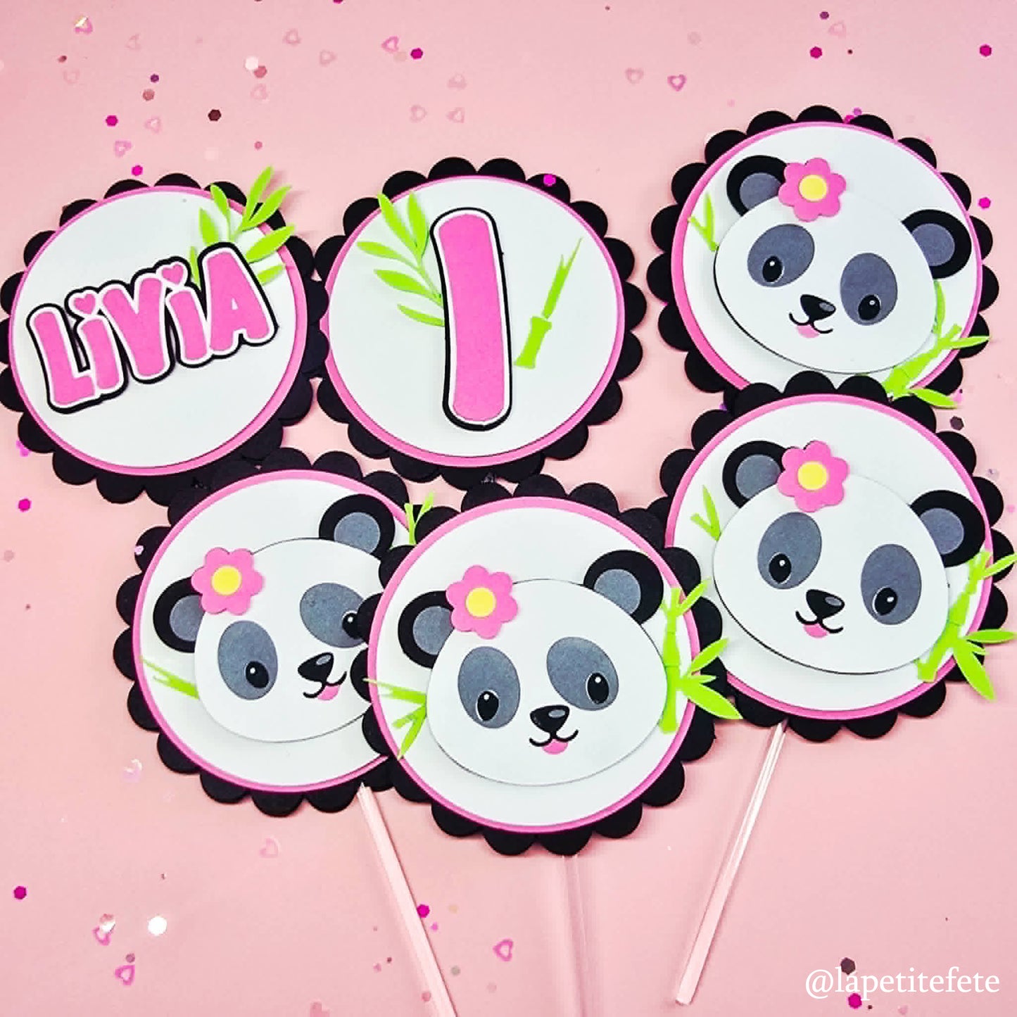 Cupcake Topper Petite Panda